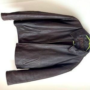 J crew vintage leather jacket